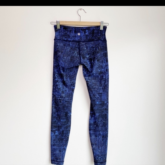 LULULEMON Wunder Under Hi-Rise Tight 28" Blue - Picture 7 of 9